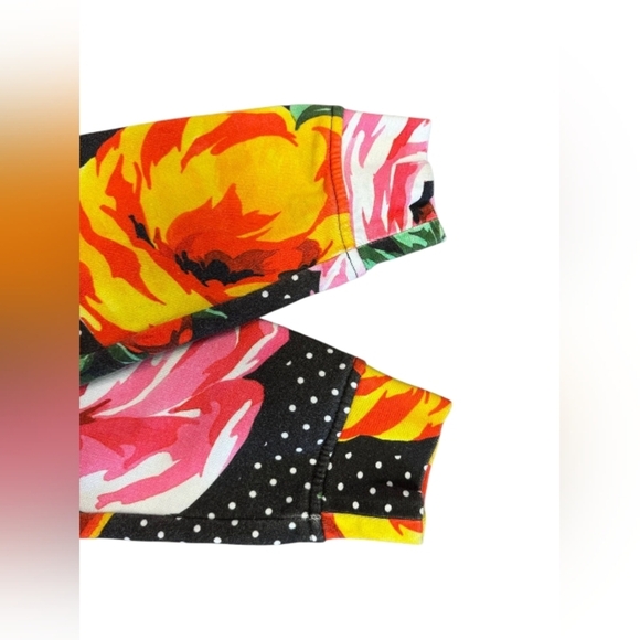 Moschino Multi Jumper Floral Sweater Size 4 - Picture 7 of 8